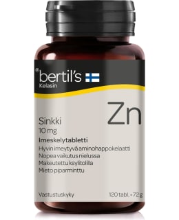 BERTIL’S SINKKI 120TABL. RAVINTOLISÄ Main Image