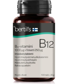 BERTIL’S B12+FOLAAT 100TABL. RAVINTOLISÄ Main Image