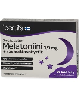 BERTIL'S MELATONIINI 1,9 MG 60 TABL Main Image