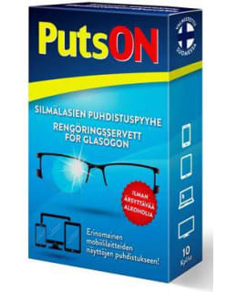 PUTSON SILMÄLASIEN PUHDISTUSPYYHE 10KPL Main Image