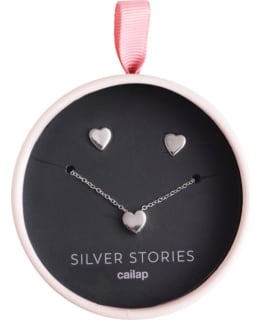 CAILAP 435601 HEART SILVER JEWELRY SET Main Image