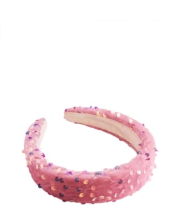 CAILAP 435651 L.RED SEQUIN HAIR BAND Main Image