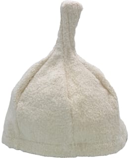 SAUNIA LINEN TERRY WHITE SAUNA HAT Main Image