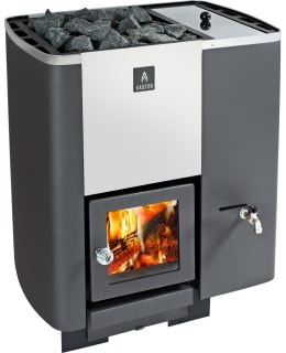 Kastor Karhu PK 27 VV wood stove, water tank on the left Main Image