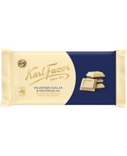 FAZER 131 G VALKOINEN- & MAITOSUKLAALEVY Main Image