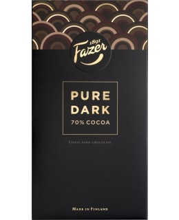 Fazer Pure Dark 70% Cocoa 95 g tumma suklaalevy Main Image