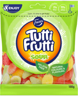 FAZER TUTTI FRUTTI SOUR 180 G PUSSI Main Image