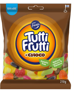 FAZER TUTTI FRUTTI CHOCO 210G PUSSI Main Image