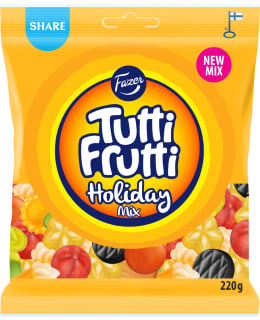 FAZER TUTTI FRUTTI HOLI 220G KARKKIPUSSI Main Image