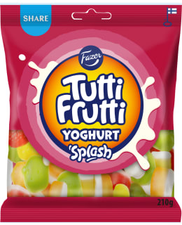 TUTTI FRUTTI YOGHURT SPLASH 210G PUSSI Main Image
