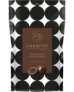 FAZER CHOCOLATE&LIQUORICE 140G LAKRITSI Main Image
