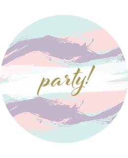 Party paper plates 23 cm, 10 pcs/pkg Main Image
