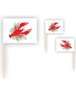 Crab cocktailstick 24 pcs Main Image