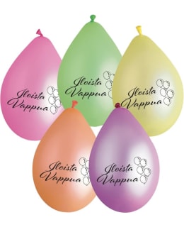 ILOISTA VAPPUA 30CM 5KPL NEON ILMAPALLO Main Image