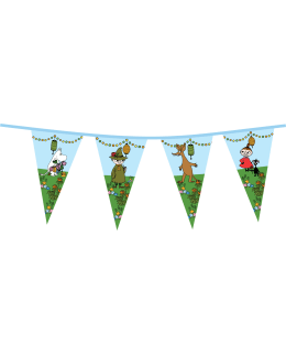 MOOMIN 10 M PLASTIC PENNANT BANNER Main Image