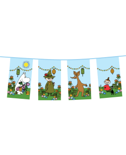MOOMIN 3M PAPER PENNANT BANNER FLAGS Main Image