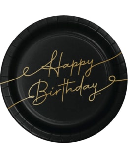 PAHVILAUTANEN HAPPY BIRTHDAY MUSTA 8 KPL Main Image