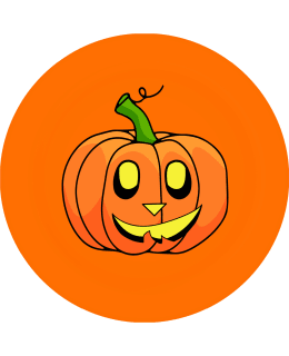 HALLOWEEN KURPITSA 18CM PAHVILAUTANEN Main Image