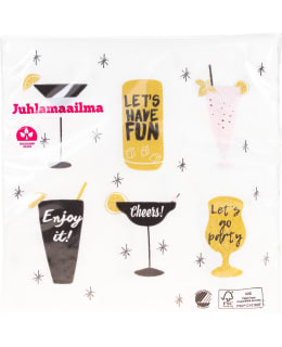 DRINKIT 12X20KPL 33CM LAUTASLIINA Main Image