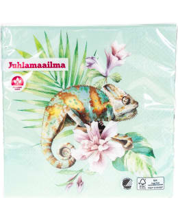 LEGUAANI V.VIHREÄ 33CM LAUTASLIINA Main Image