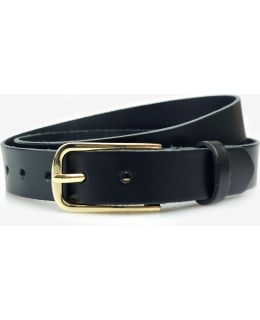 NINIS N21180 NAHKAVYÖ MUSTA KULTA 95CM Main Image