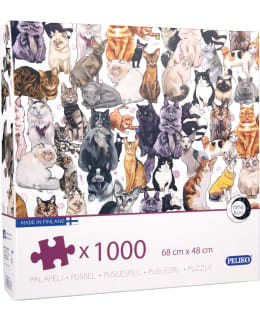 PELIKO NINA KUU: KISSAT 1000P PALAPELI Main Image