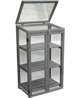 GREENHOUSE WITH A DOUBLE DOOR GREY Main Image