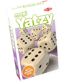 TACTIC MAXI YATZY DICE GAME WOODEN DICE Main Image