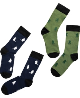 MOOMIN 72593874-42/46 M.SOCKS 2P Main Image