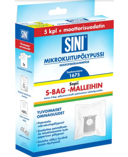 SINI S51675 5 KPL MIKROKUITUPÖLYPUSSI Main Image