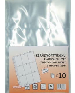Luontevat 10 kpl 9-osainen keräilykorttitasku Main Image