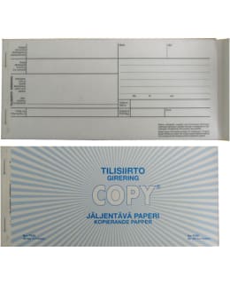 TILISIIRTO JÄLJ. 40+40 LEHTEÄ Main Image