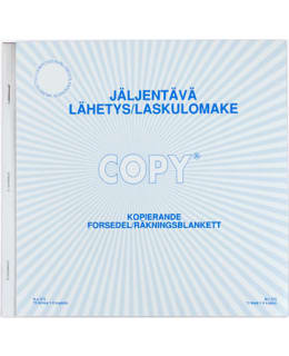 PP 20X21CM LÄHETYS/LASKULOMAKE Main Image