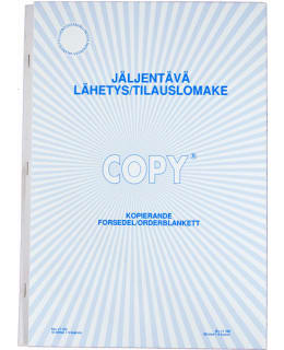 PP A4 PYSTY 50 LÄHETYS/TILAUSLOMAKE Main Image