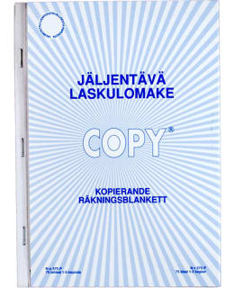 FI:JÄLJENTÄVÄ LASKULOMAKE A5 PYSTY Main Image