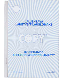 PP A5 PYSTY 75 LÄHETYS/TILAUSLOMAKE Main Image
