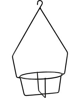 ESVI RIPUSTETTAVA AMPPELI 22 CM,MAT MUST Main Image