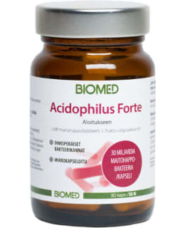 BIOMED ACIDOPHILUS 30KAPS RAVINTOLISÄ Main Image