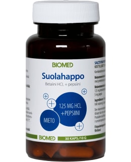 BIOMED SUOLAHAPPO 30KAPS RAVINTOLISÄ Main Image