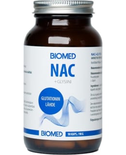 BIOMED NAC+GLYSIINI 90KAPS. RAVINTOLISÄ Main Image