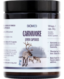 BIOMED CARNIVORE MAKSA 120KPL RAV.LISÄ Main Image
