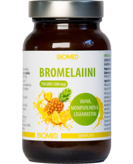 BIOMED BROMELAIINI 60 KPL RAVINTOLISÄ Main Image