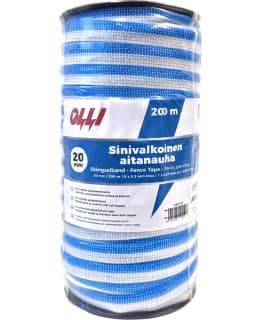 Olli Blue-and-white Fence Tape Main Image