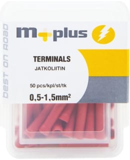 M+ JATKOLIITIN 0,5-1,5MM² PUNAINEN 50KPL Main Image