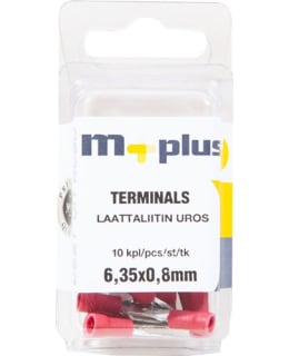 M+ LAATTAPISTOKE 6,3X0,8MM UROS PUN 10PC Main Image
