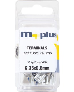 M+ REPPUSELKÄLIITIN 6,35X0,8MM SIN 10PC Main Image