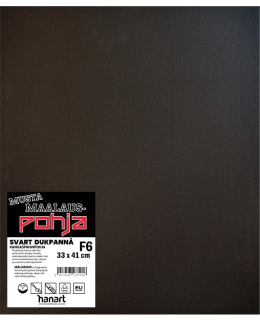 HANART F06 33X41 MUSTA KANGASPAHVIPOHJA Main Image