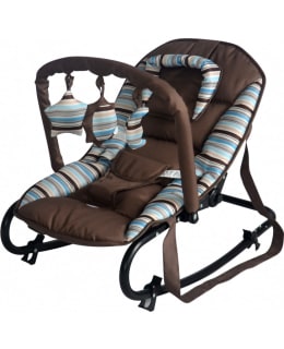 B&Babybus Swingy ruskea / raita sitteri Main Image