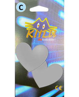 KIILU C SYDÄMET SILITETTÄVÄ HEIJASTIN Main Image