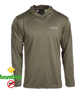 VISION BAMBOO BUG&UV HOODIE PALE OLIVE S Main Image